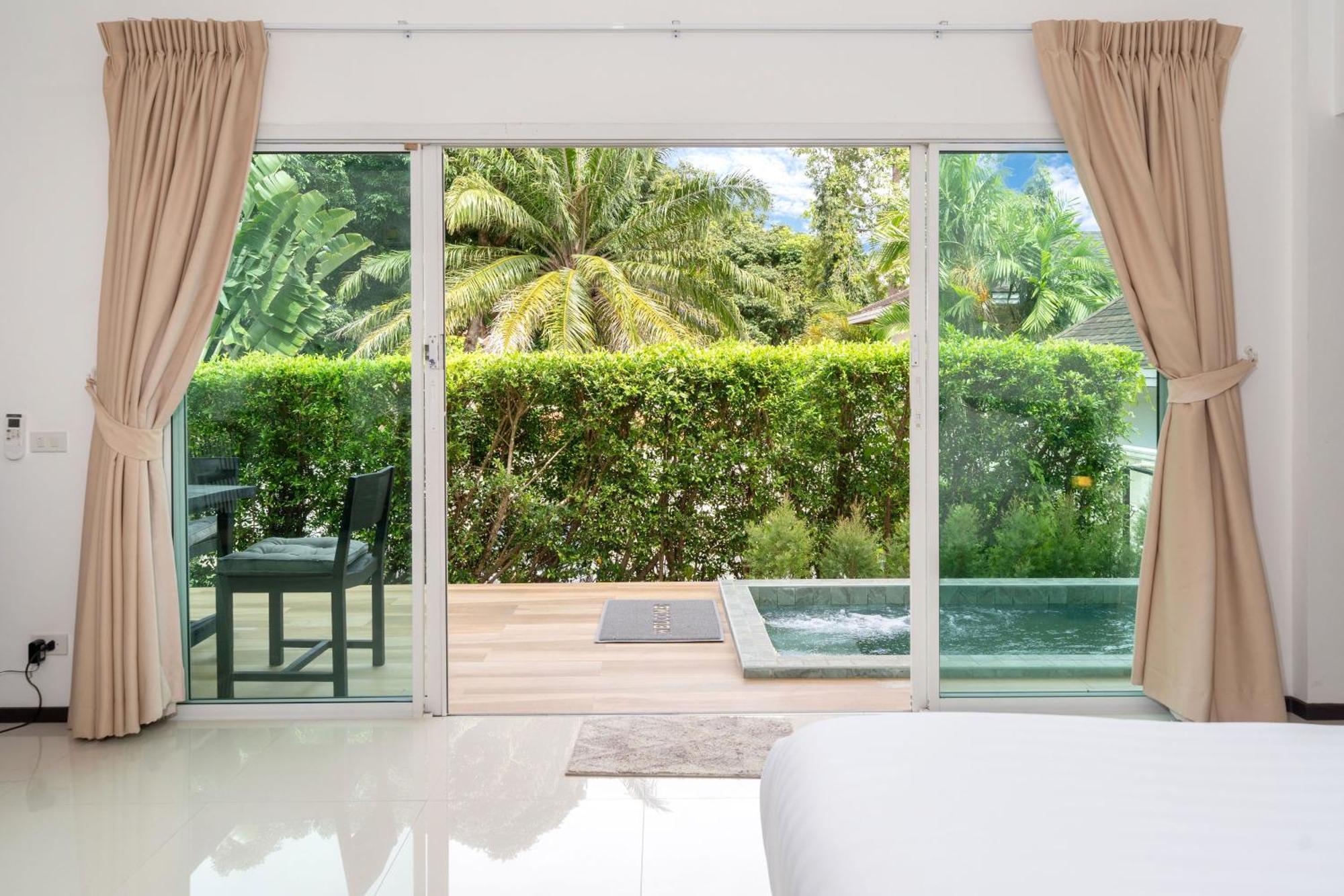 Oxavia Garden Oasis In Nai Harn - Your Private Tropical Garden With 3 Cabins And Jacuzzi Rawai Екстер'єр фото