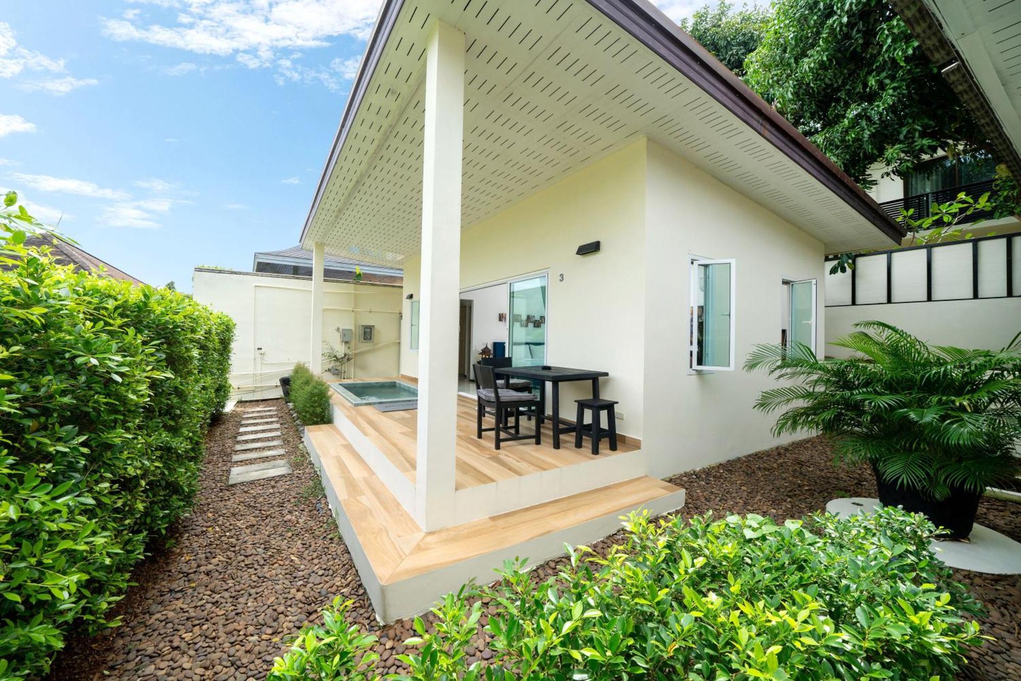 Oxavia Garden Oasis In Nai Harn - Your Private Tropical Garden With 3 Cabins And Jacuzzi Rawai Екстер'єр фото